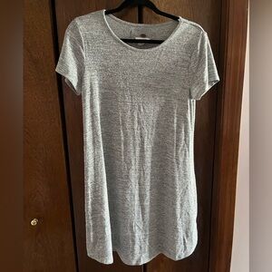 Gray short sleeve dress